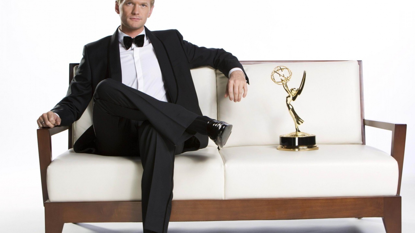 Neil Patrick Harris On The Sofa With A Reward