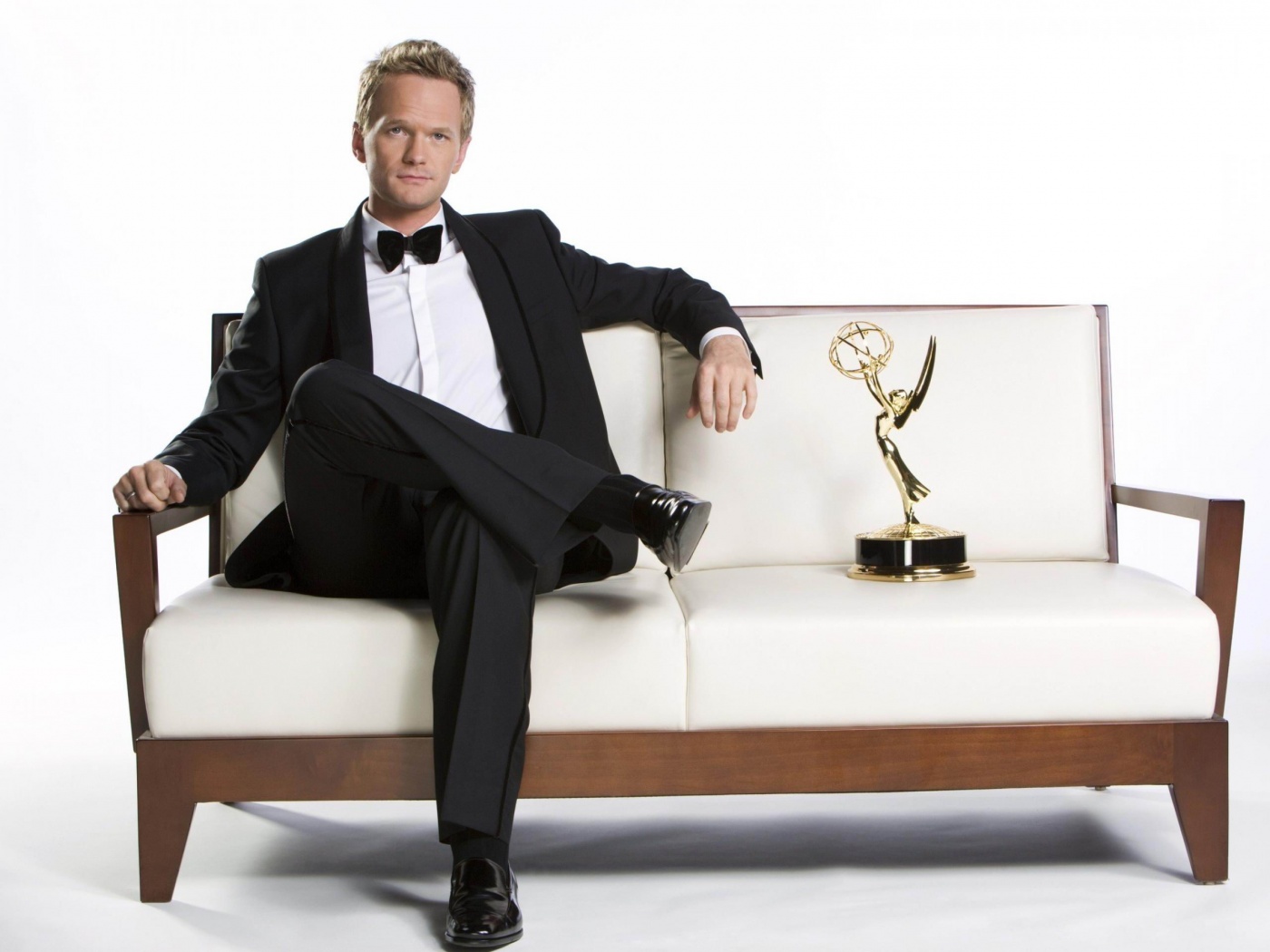 Neil Patrick Harris On The Sofa With A Reward