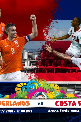 Netherlands Vs Costa Rica Brazil 2014