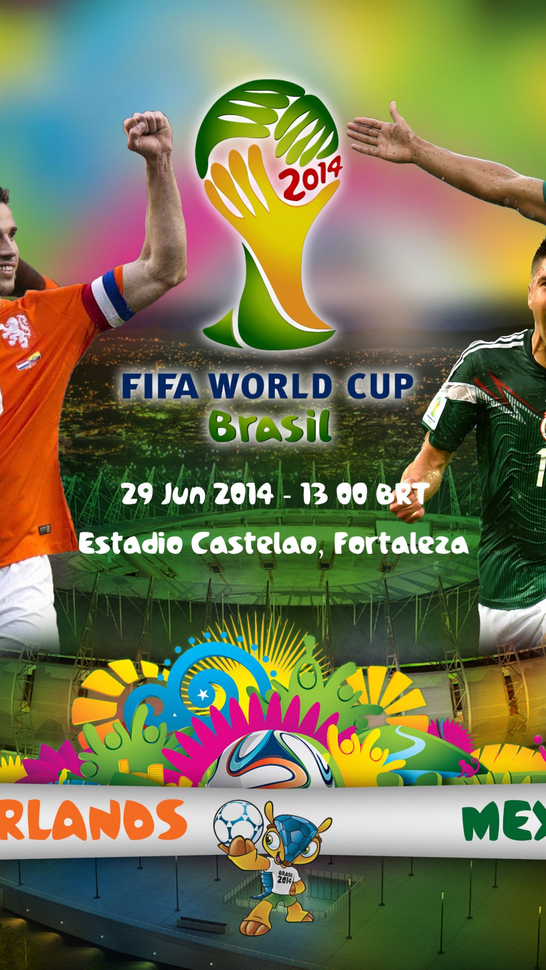 Netherlands Vs Mexico World Cup 2014