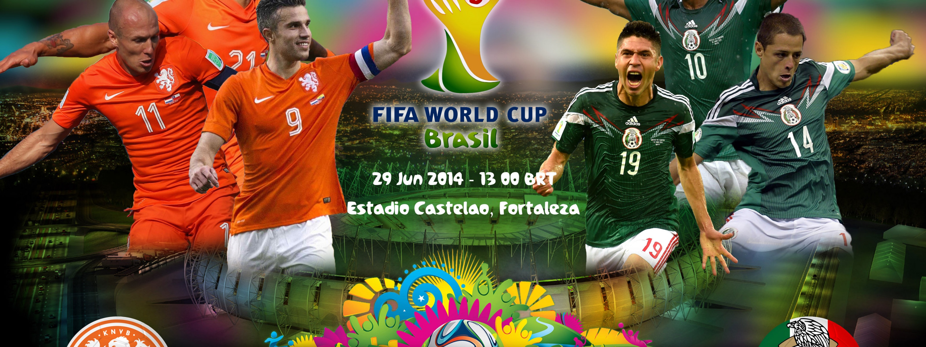 Netherlands Vs Mexico World Cup 2014