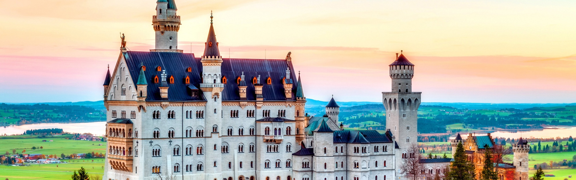 Neuschwanstein Castle Autumn Germany