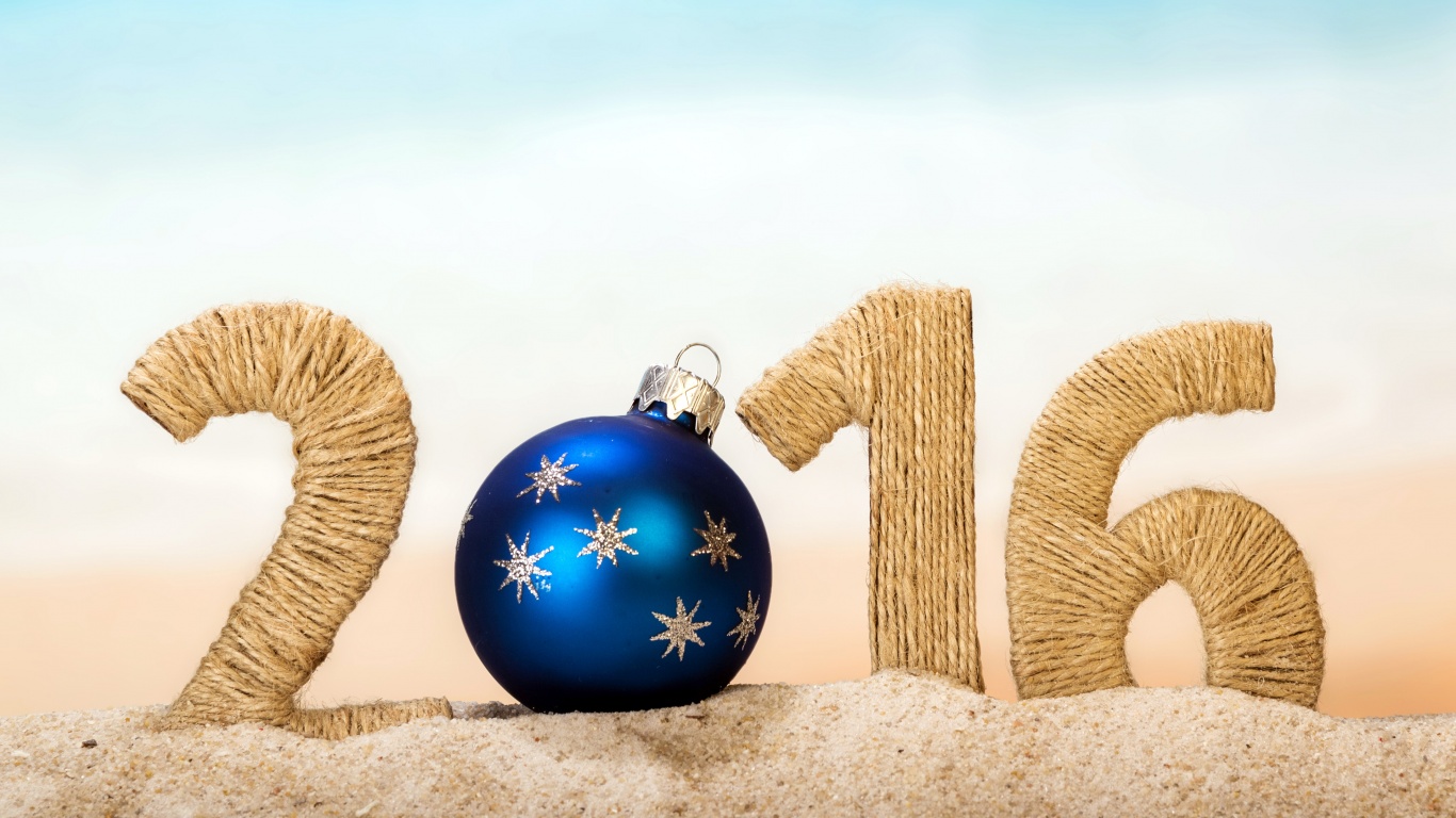 New Year 2016 Xmas Balls