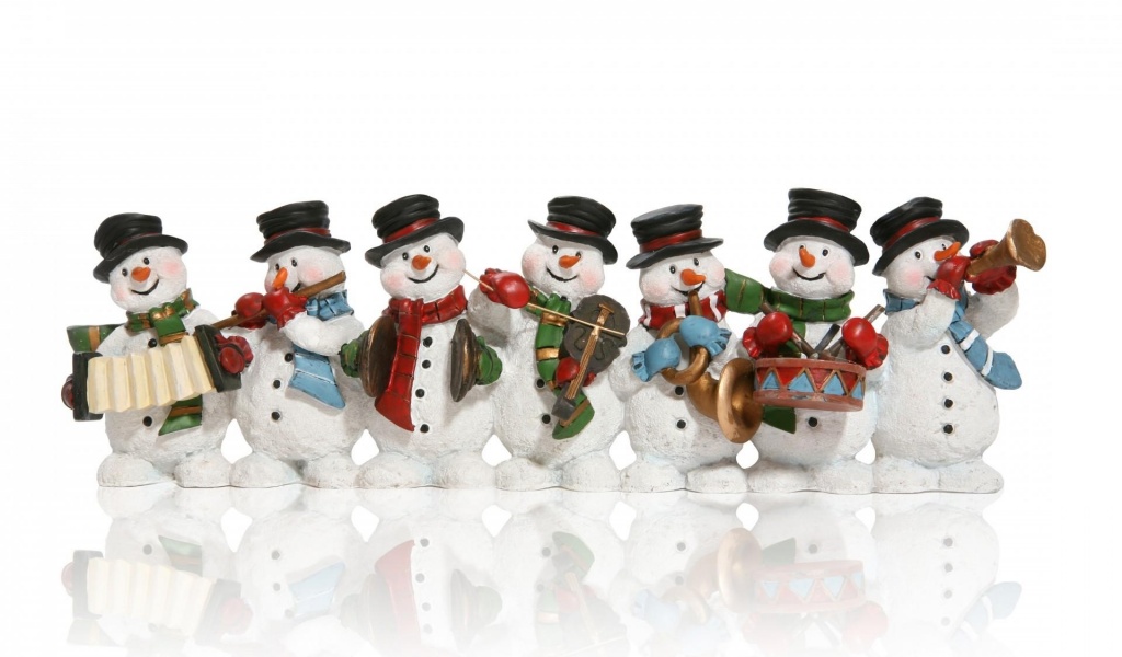 New Year Christmas Snowmen Music