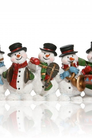 New Year Christmas Snowmen Music