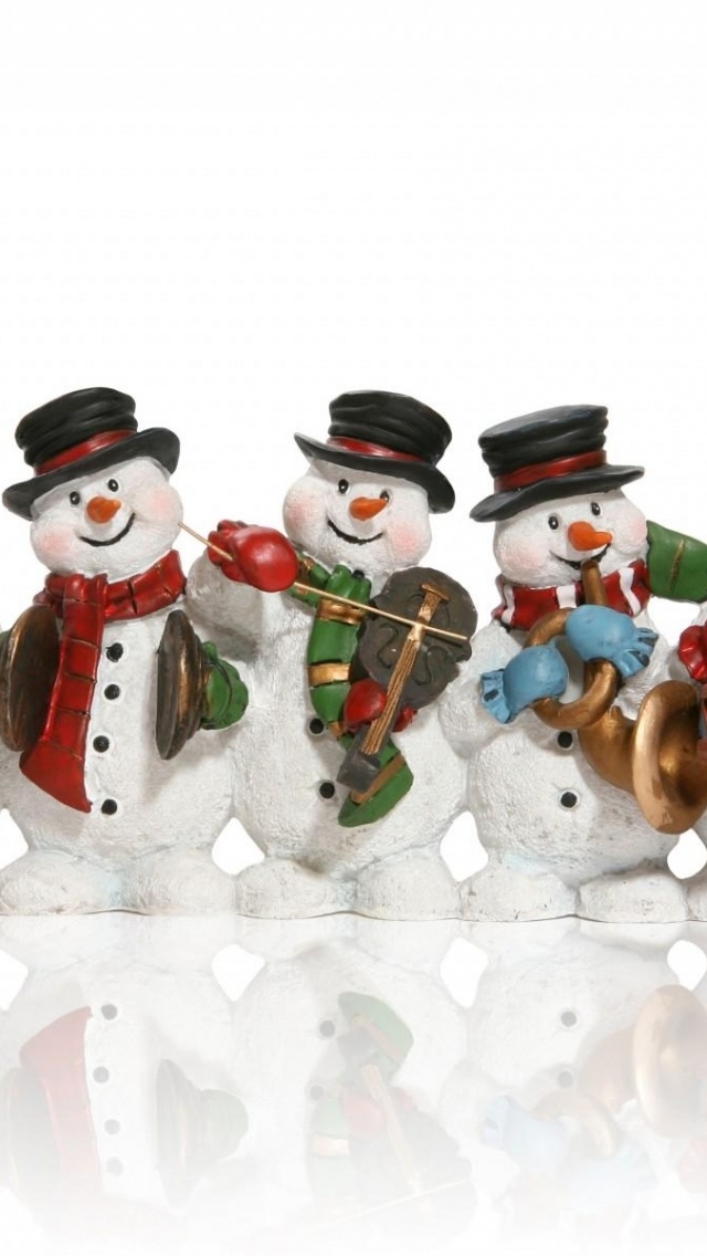 New Year Christmas Snowmen Music