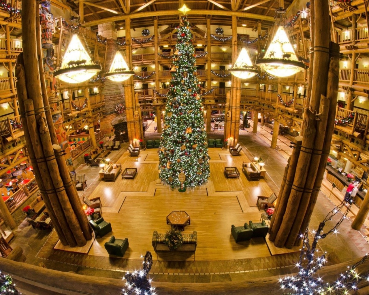 New Year Christmas Tree Holiday Living Room Mood Store Vanity