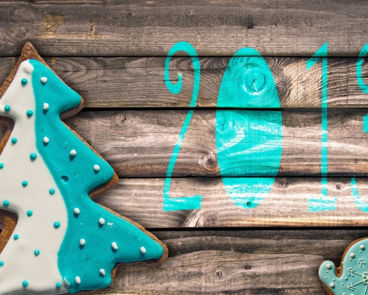 New Year Date Year Tree Tree Mitten