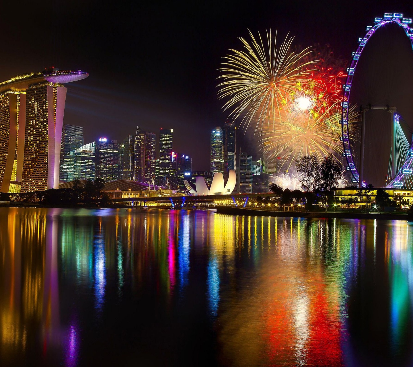 New Year Singapore Fireworks