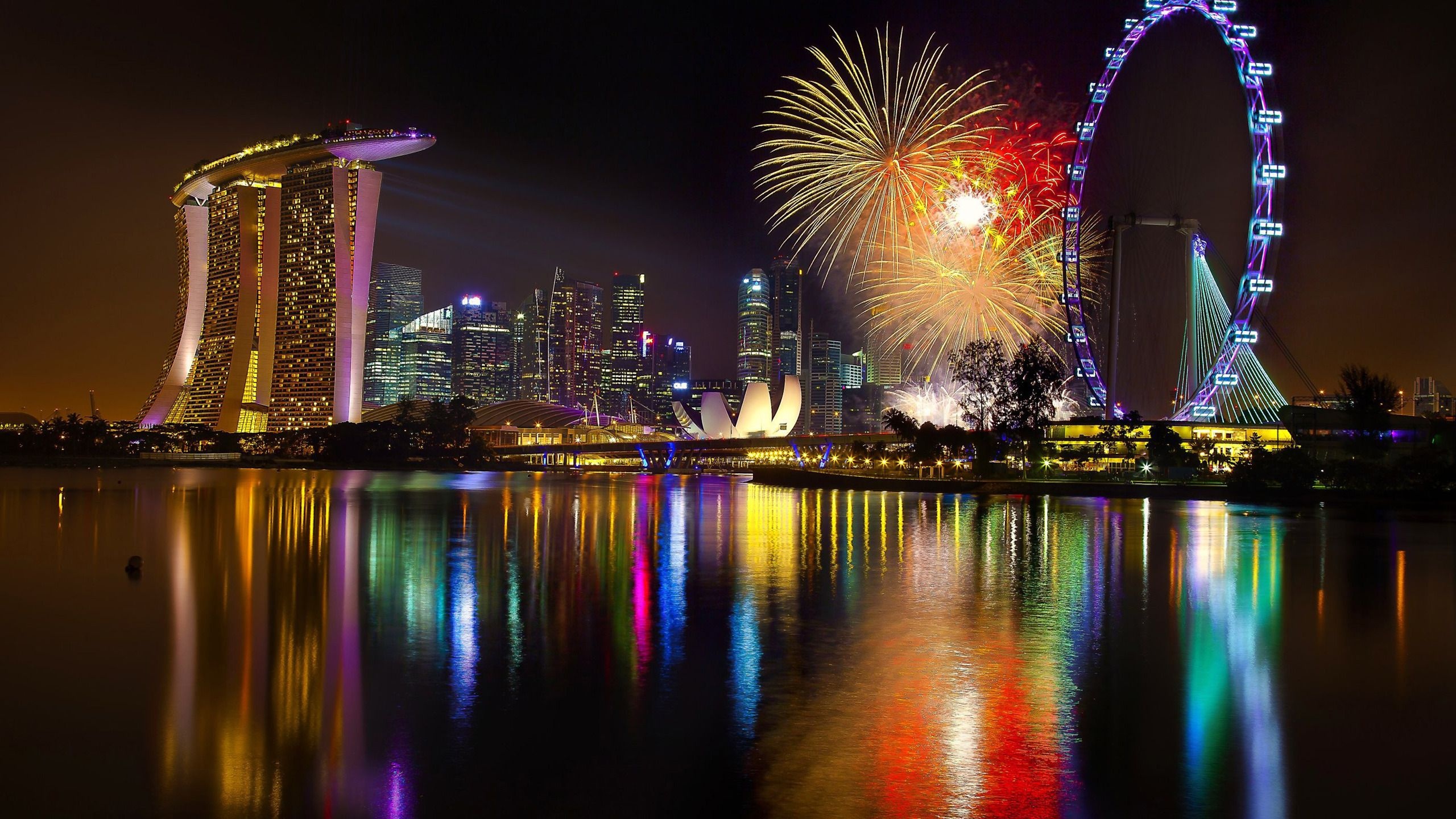 New Year Singapore Fireworks