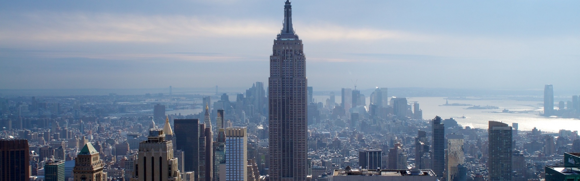 New York City Winter Skyscrapers Empire State Building