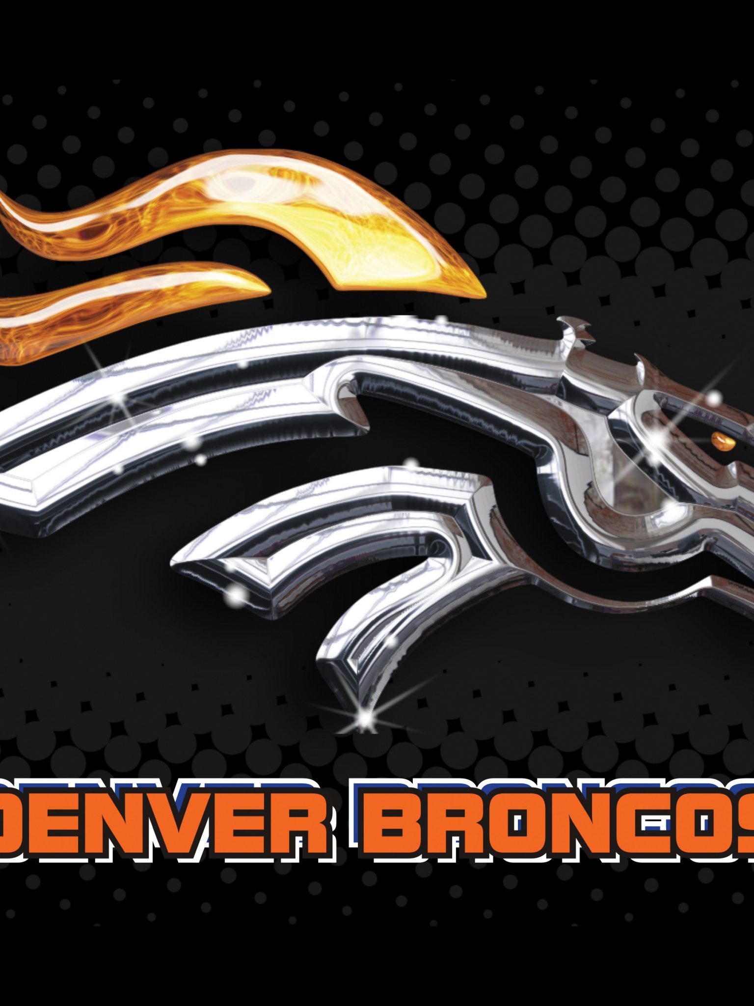 NFL Denver Broncos 3D Logo