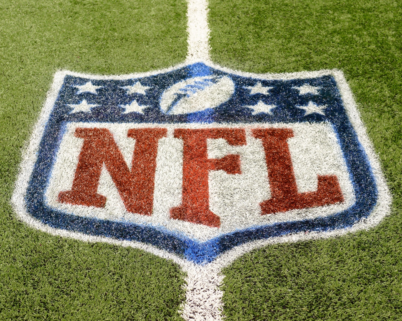 NFL Logo On Grass