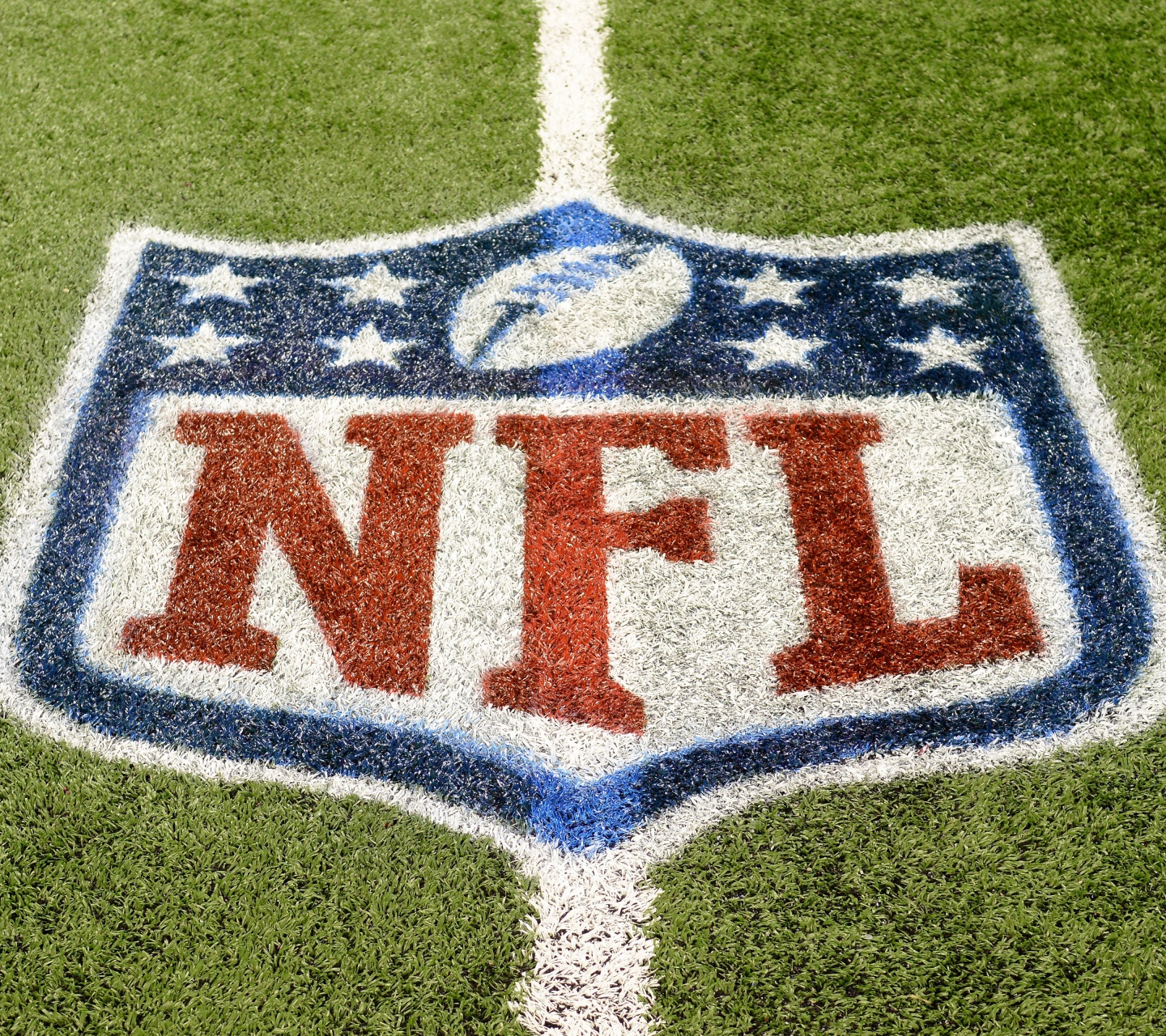 NFL Logo On Grass