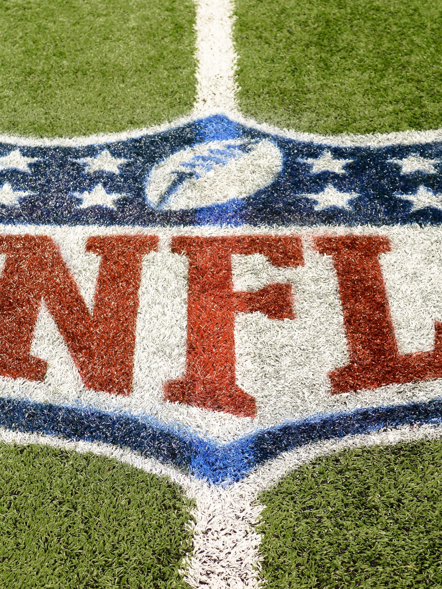 NFL Logo On Grass