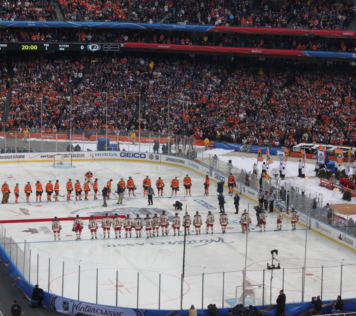 NHL Match - Rangers Vs Flyers