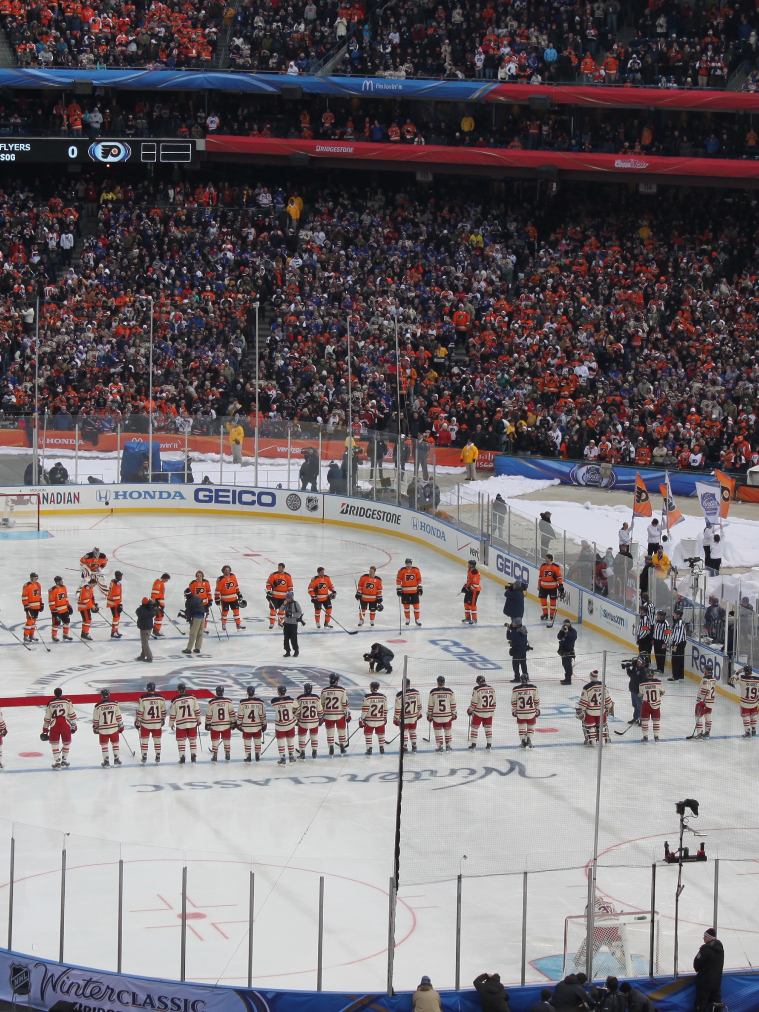 NHL Match - Rangers Vs Flyers