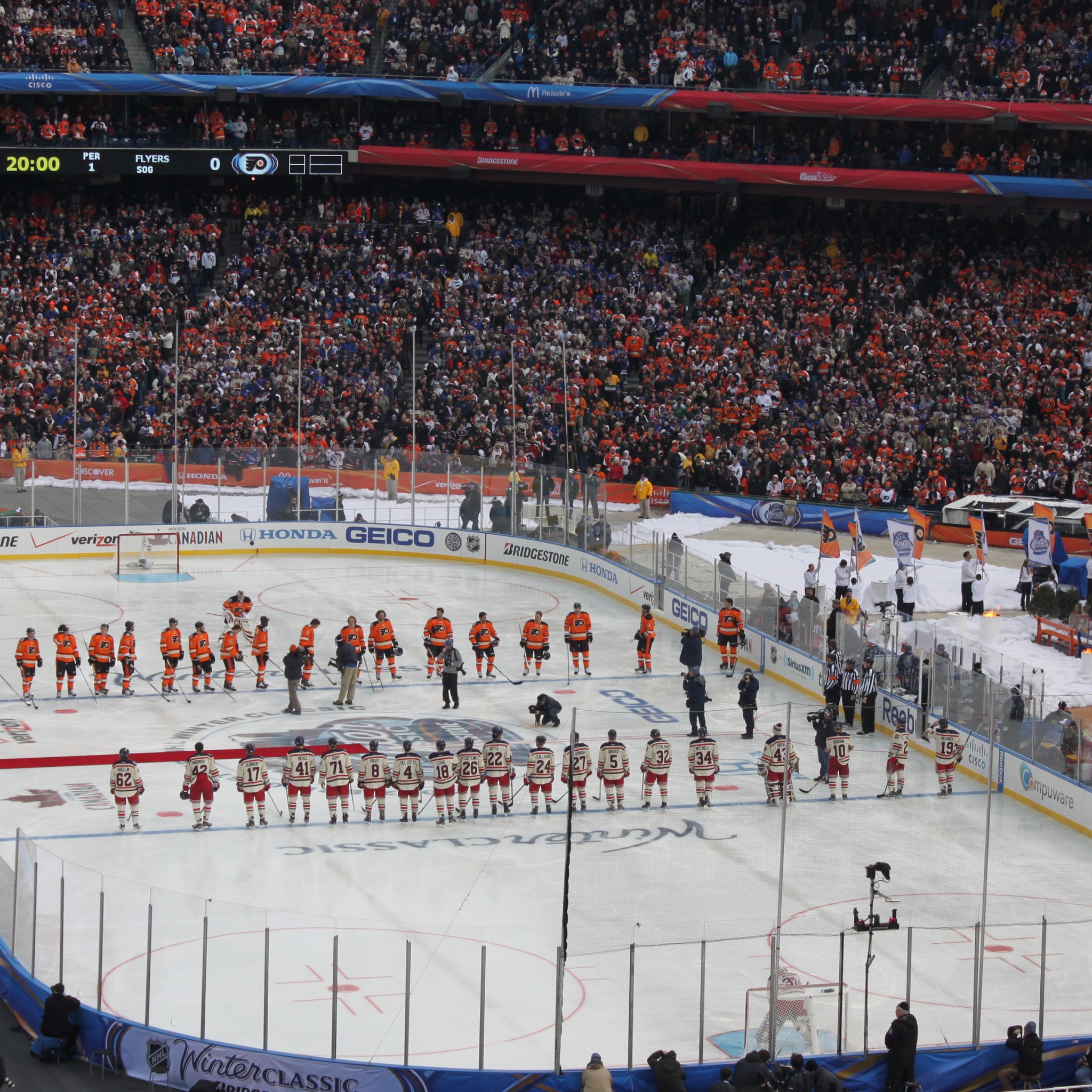 NHL Match - Rangers Vs Flyers