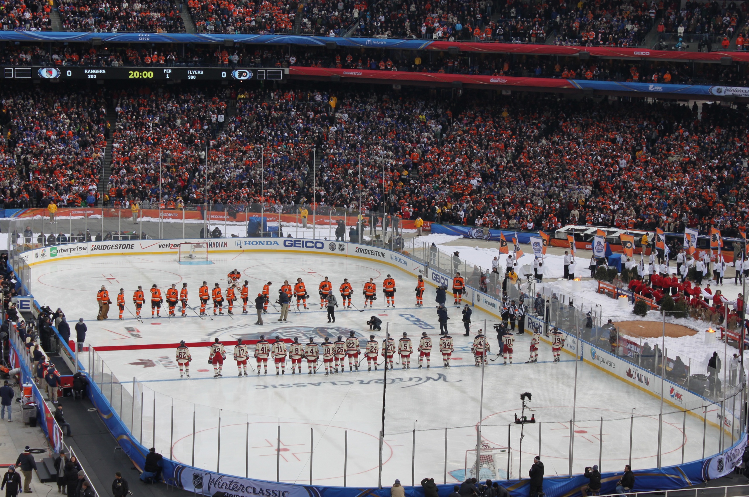 NHL Match - Rangers Vs Flyers