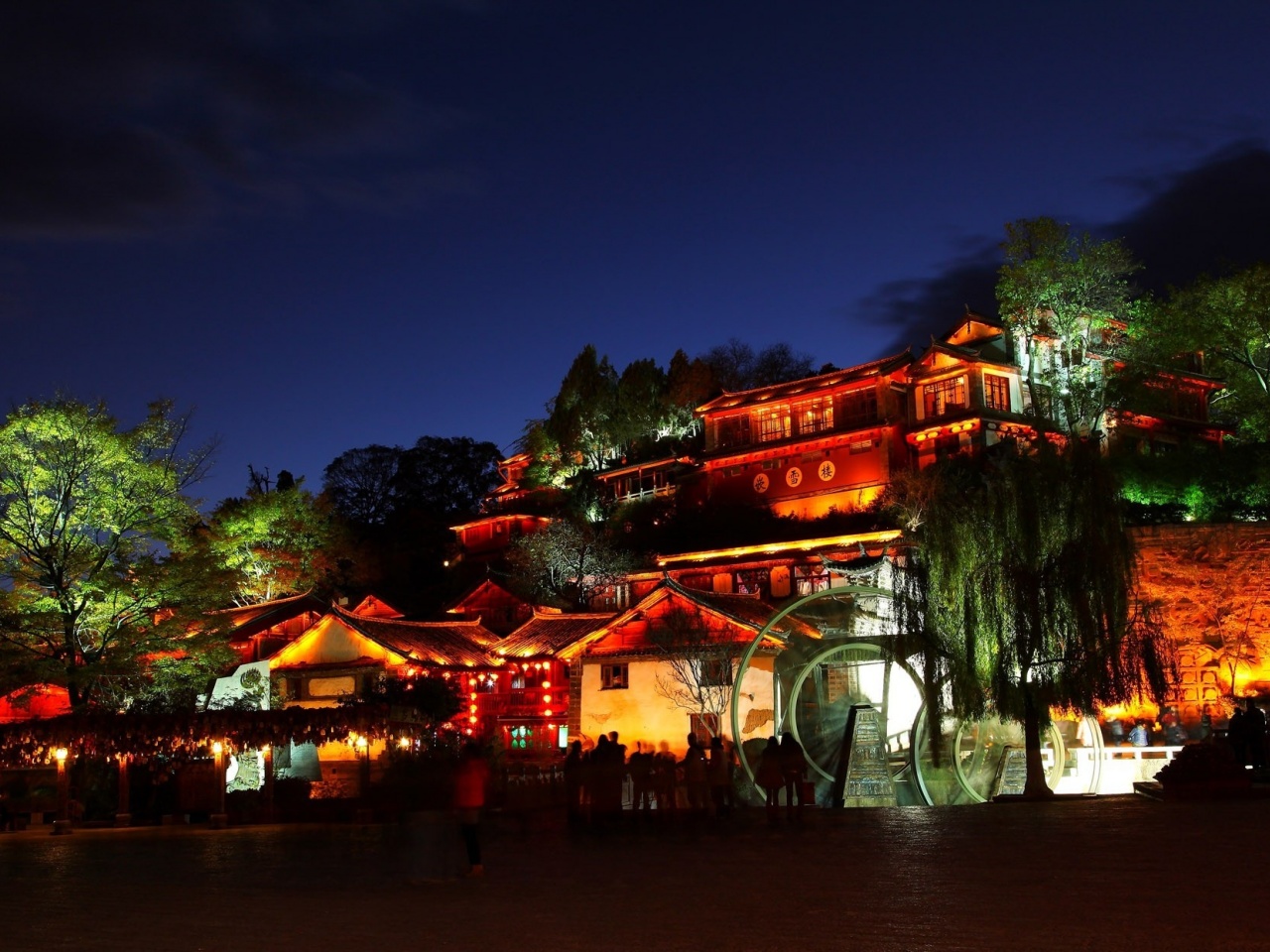 Night Lijiang Yunnan China