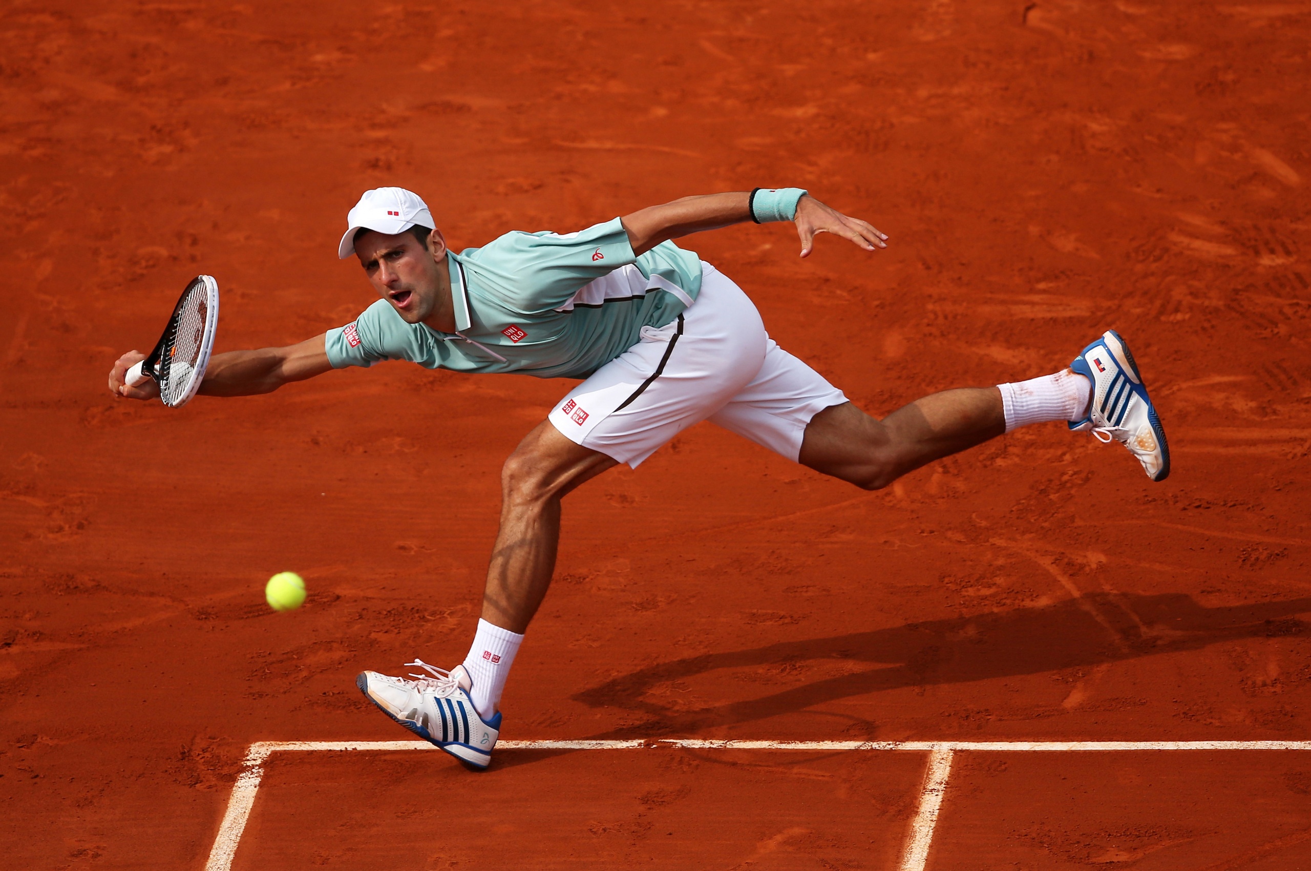 Novak Djokovic At Roland Garros