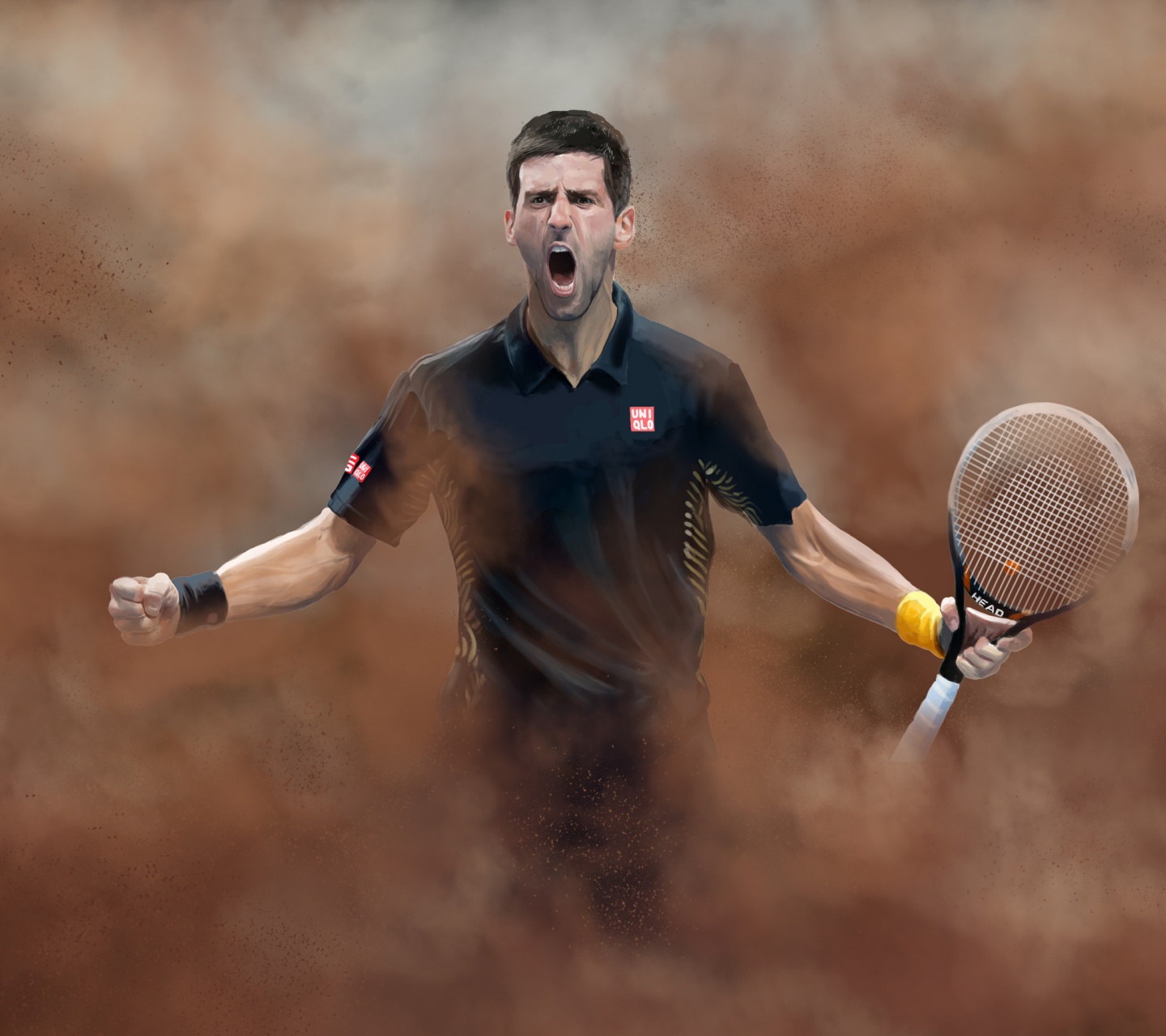 Novak Djokovic Fan Art By Urosh1991