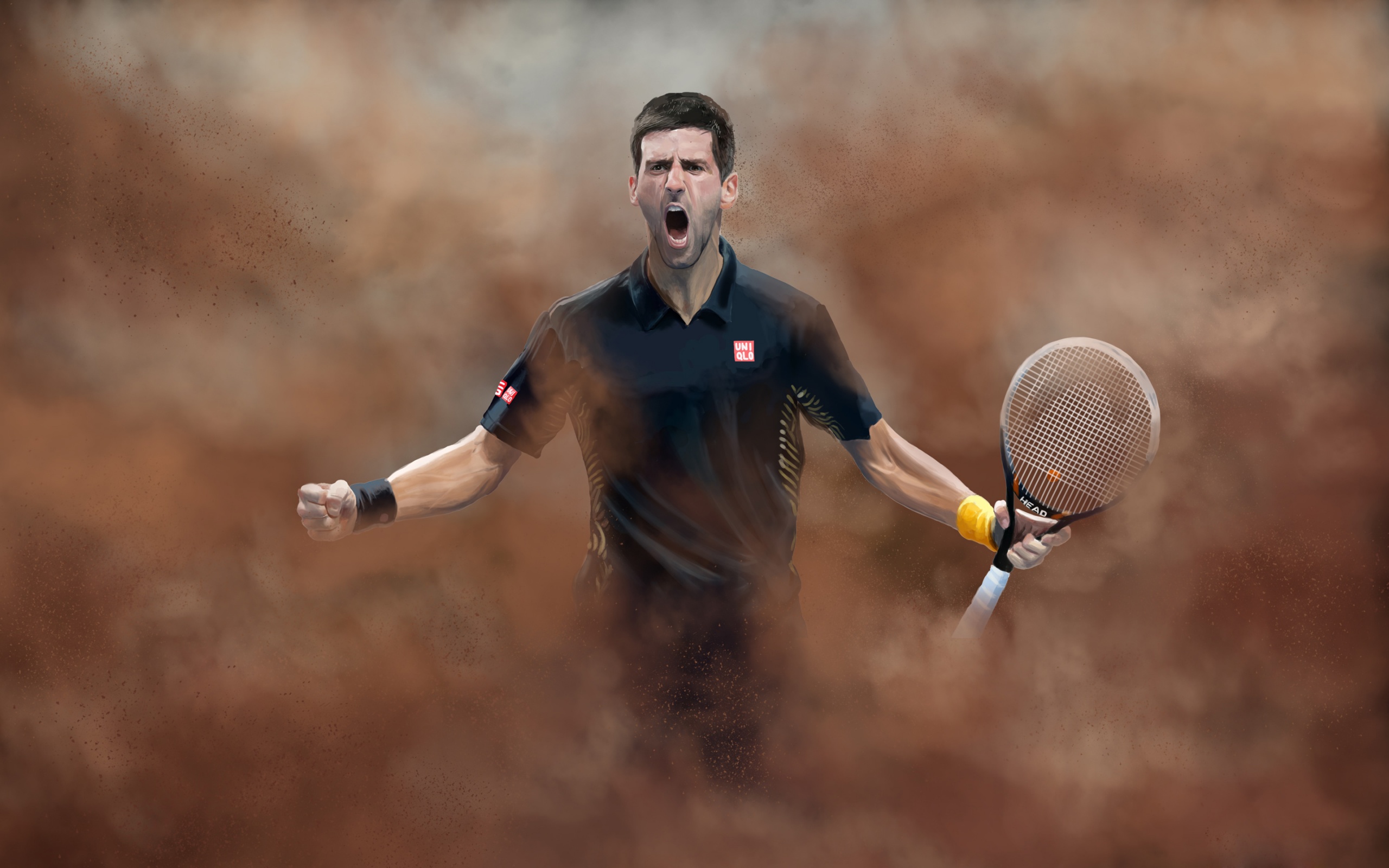 Novak Djokovic Fan Art By Urosh1991