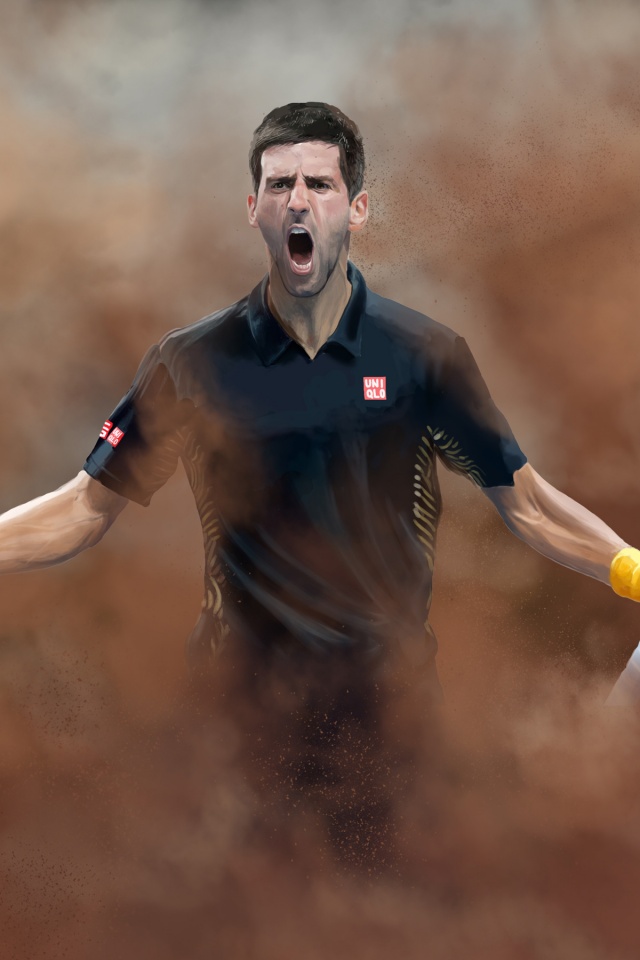 Novak Djokovic Fan Art By Urosh1991