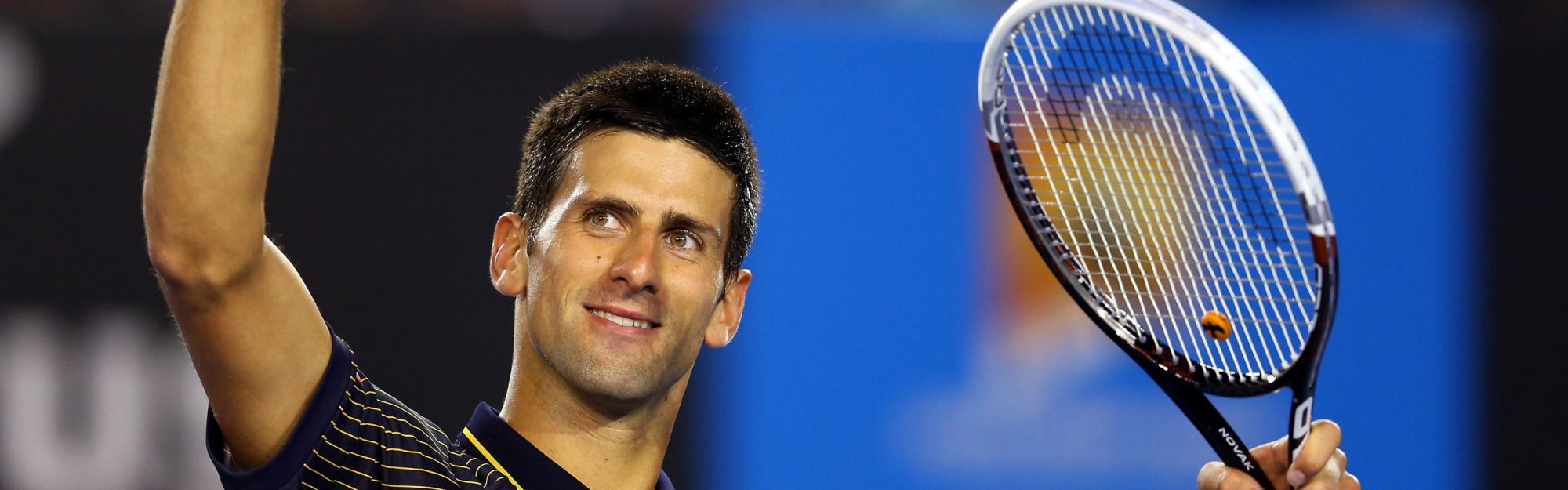 Novak Djokovic Salutes The Audience