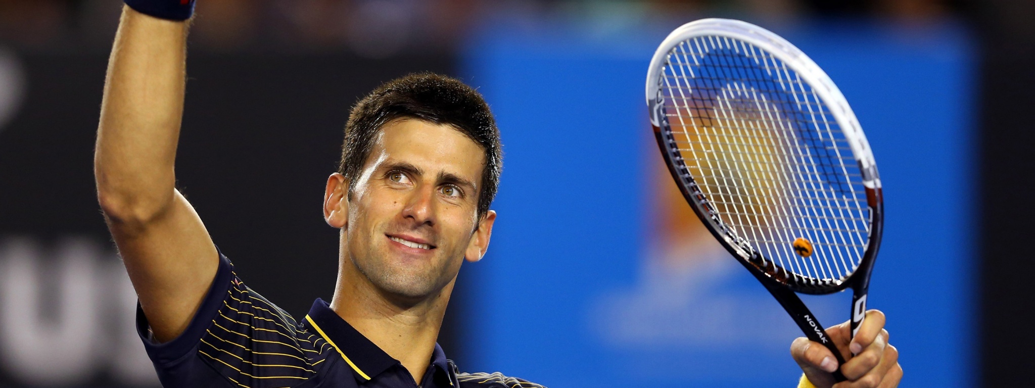 Novak Djokovic Salutes The Audience