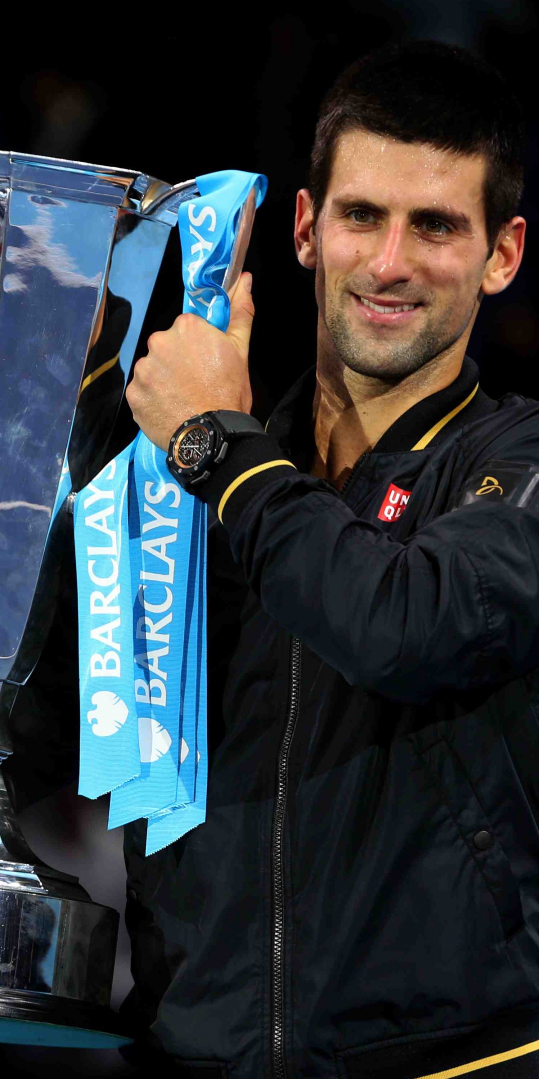 Novak Djokovic With The Trophy