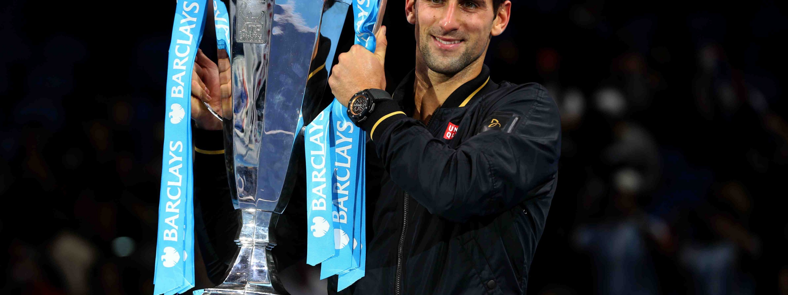 Novak Djokovic With The Trophy