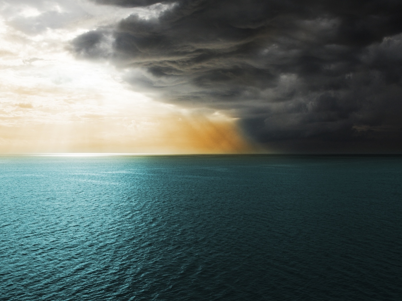 Ocean Clouds Storm Nature Landscape