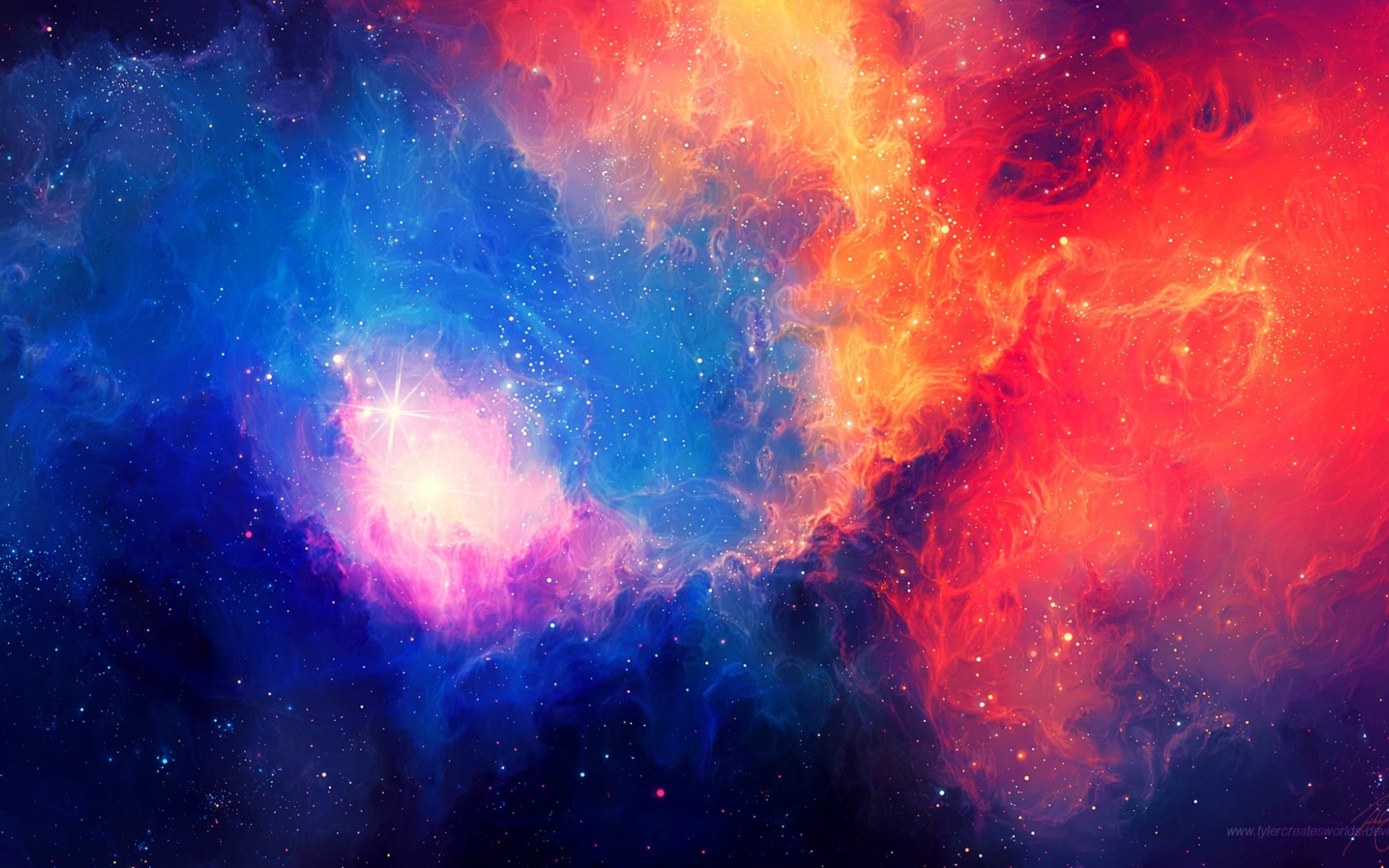 Outer Space Galaxies Skies By Tyler Young