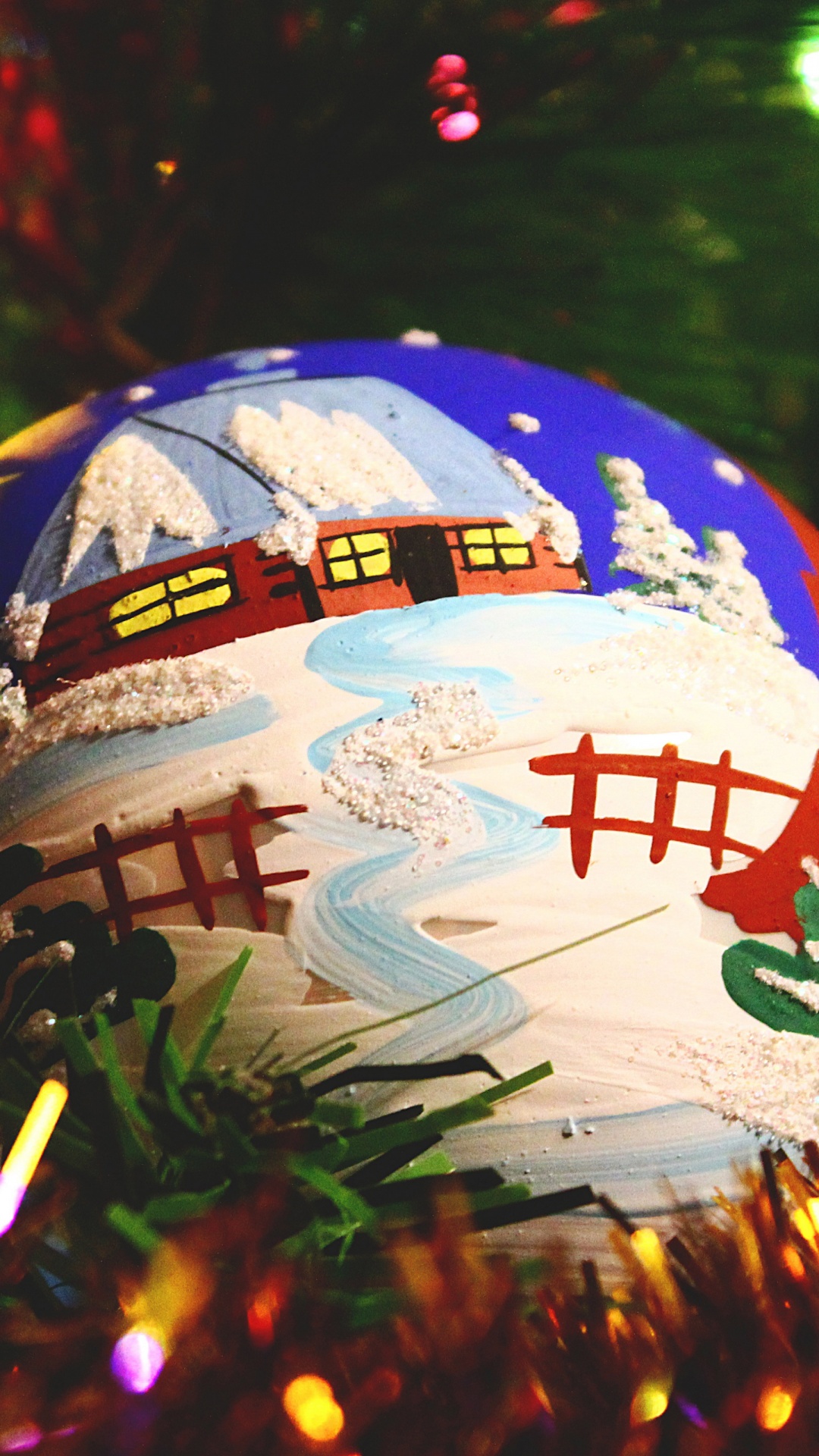 Painted Christmas Ball