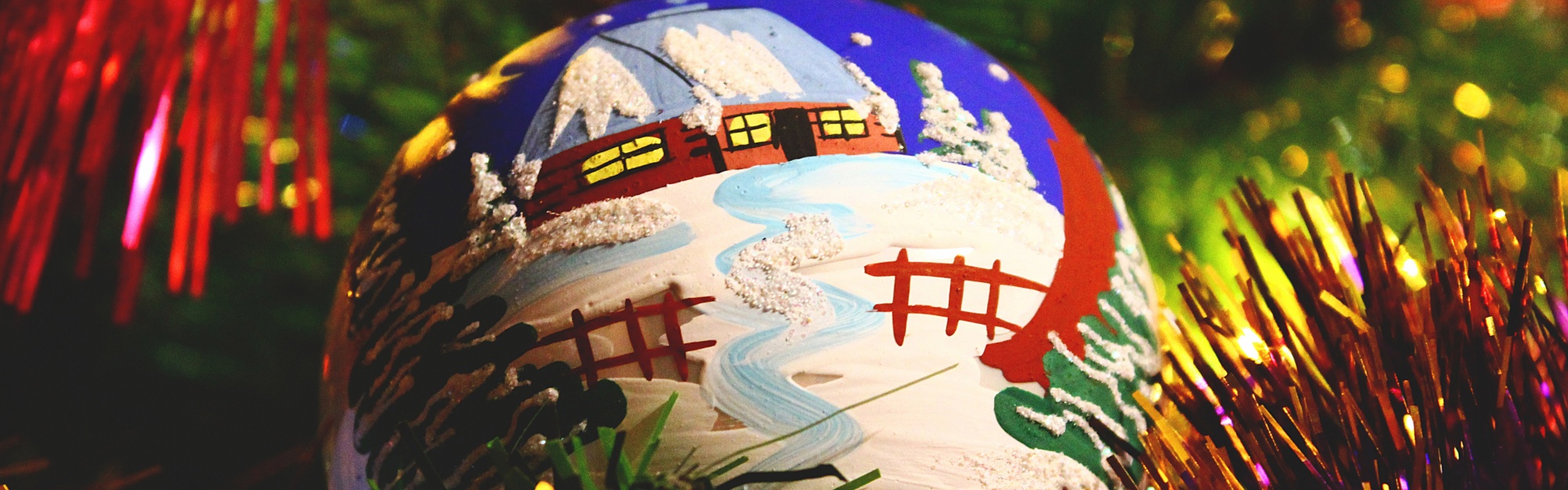 Painted Christmas Ball