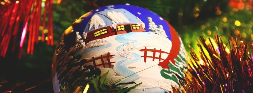 Painted Christmas Ball