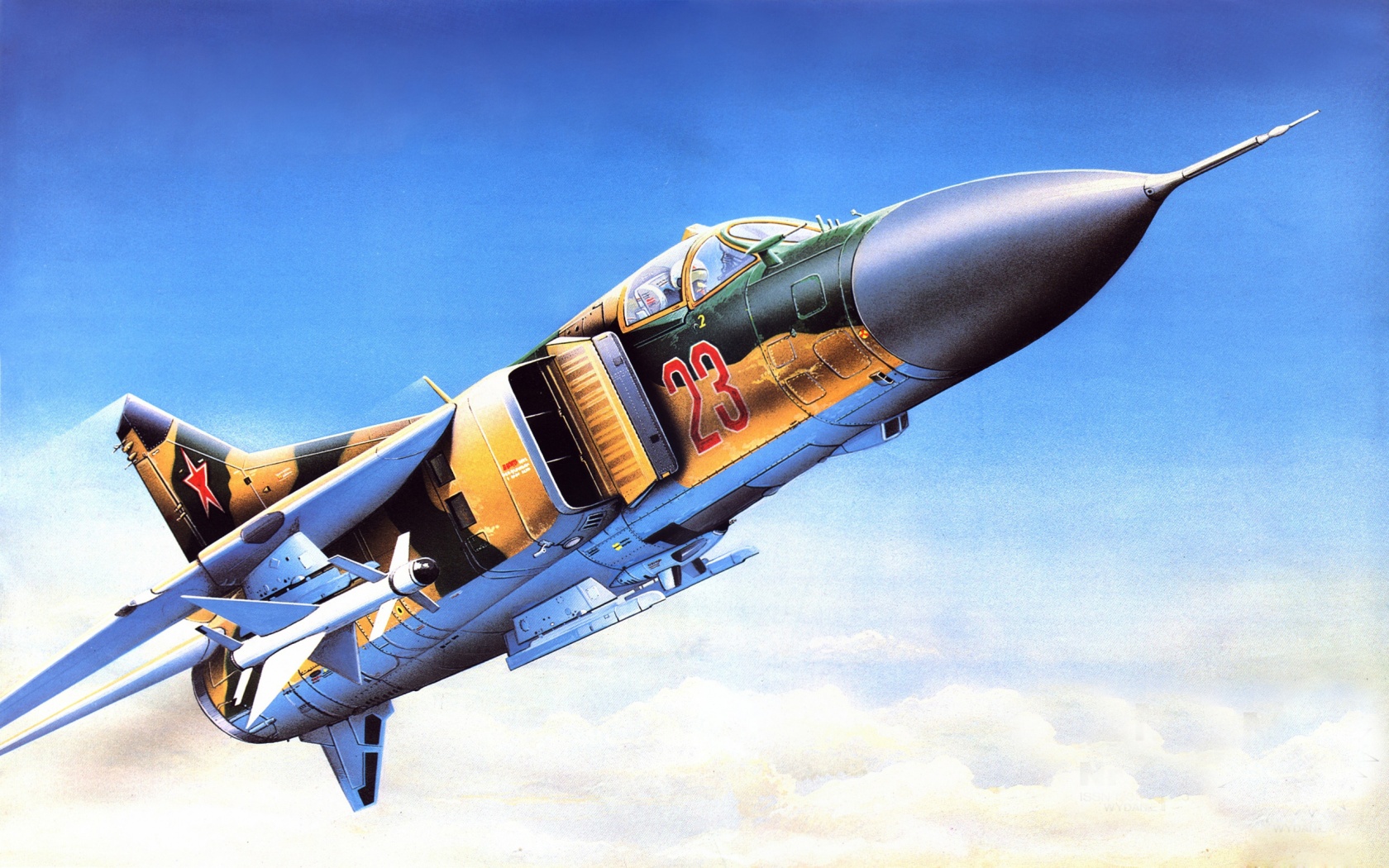 Painting Fighter MiG-23