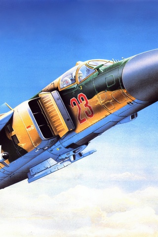 Painting Fighter MiG-23