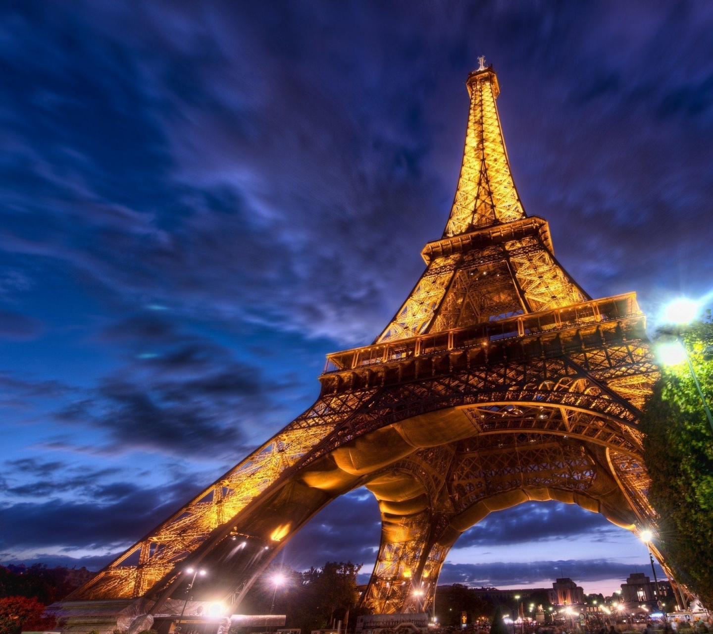 Paris Eiffel Tower Night Lights