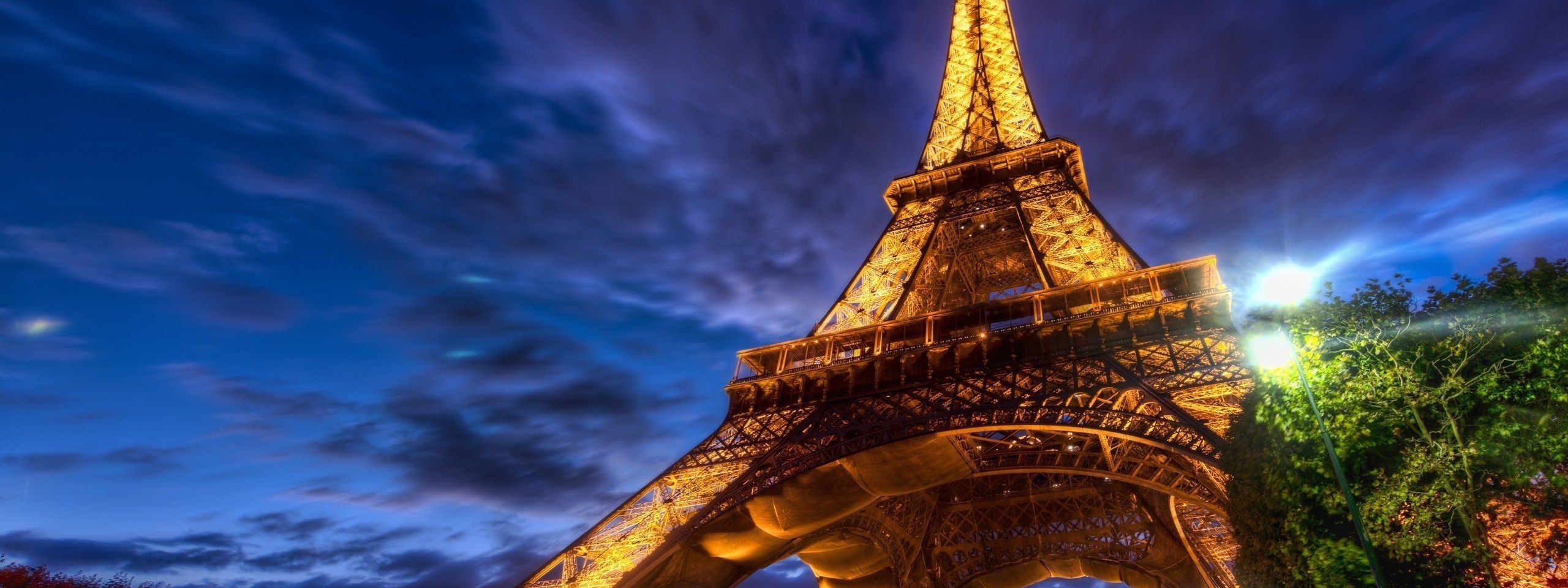 Paris Eiffel Tower Night Lights