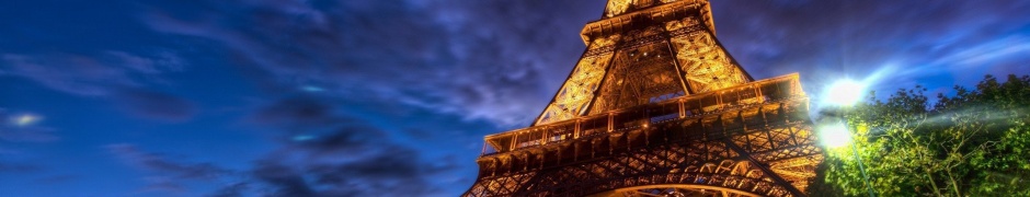 Paris Eiffel Tower Night Lights