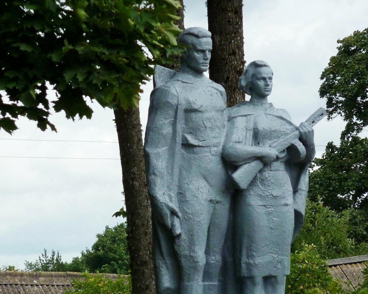 Partisans Sculpture Ahremovtsy Belarus