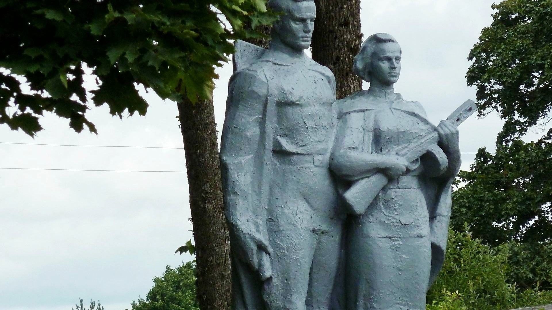 Partisans Sculpture Ahremovtsy Belarus