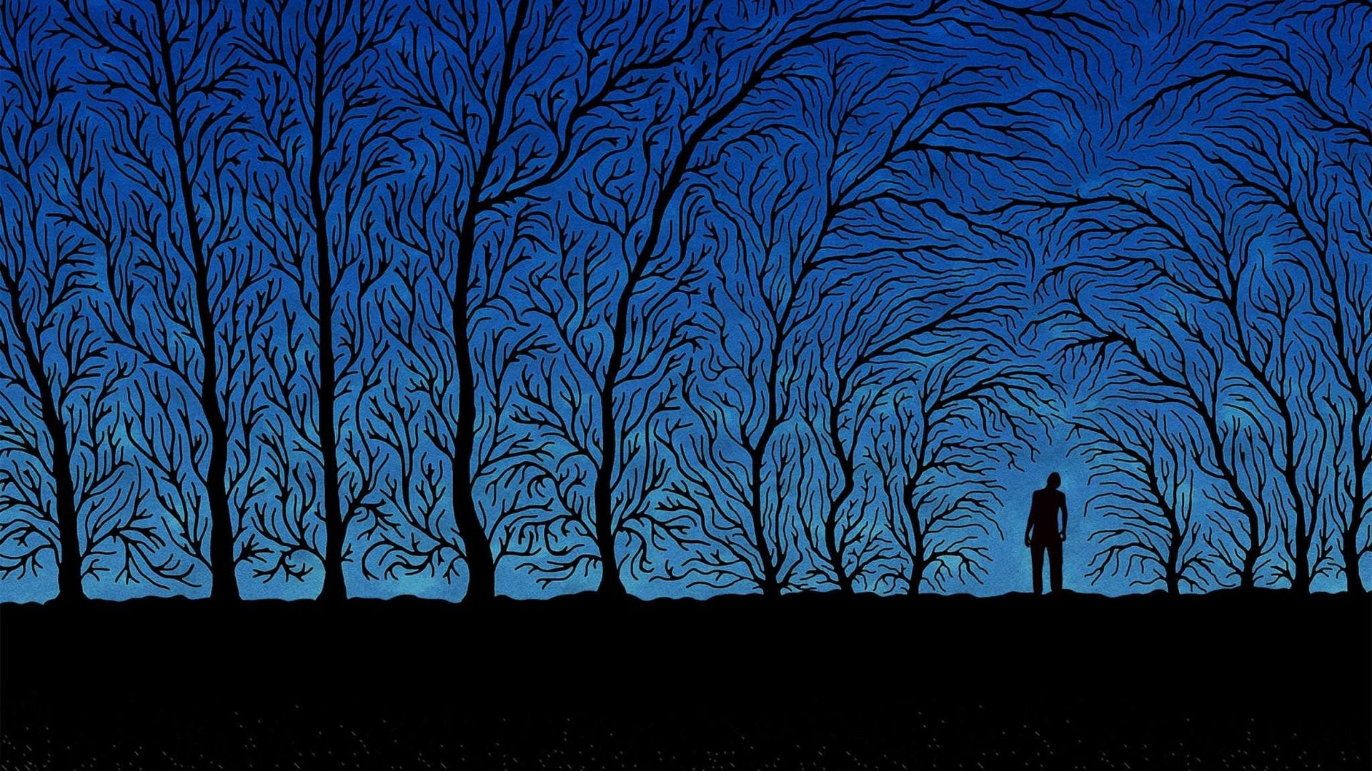 Person And Trees