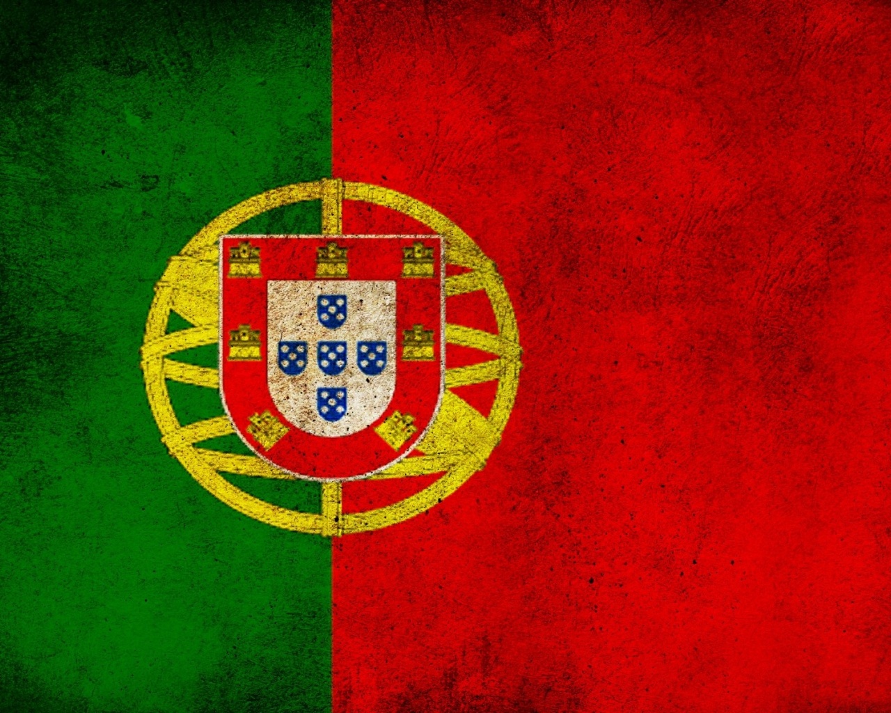 Portugal Flag Stripes Colors Dirt