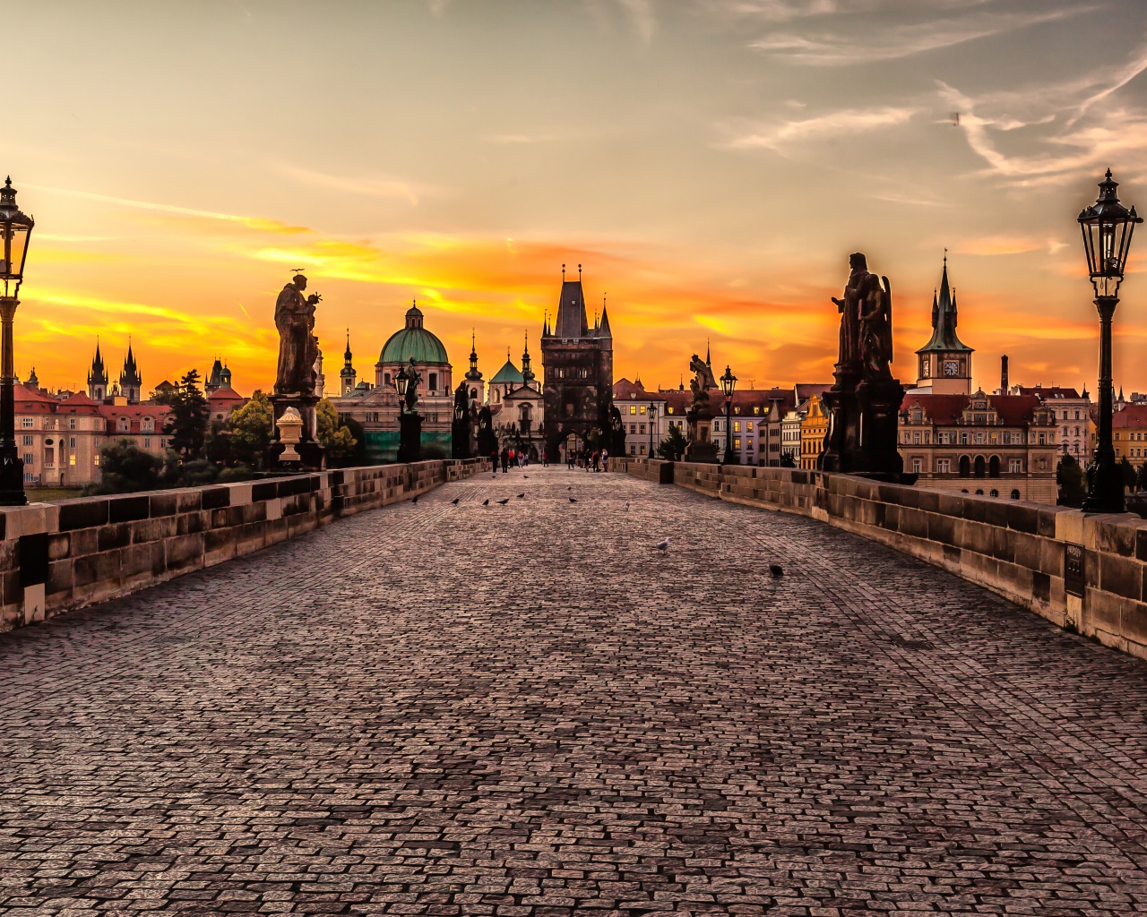 Prague Sunrise - The Charles Bridge