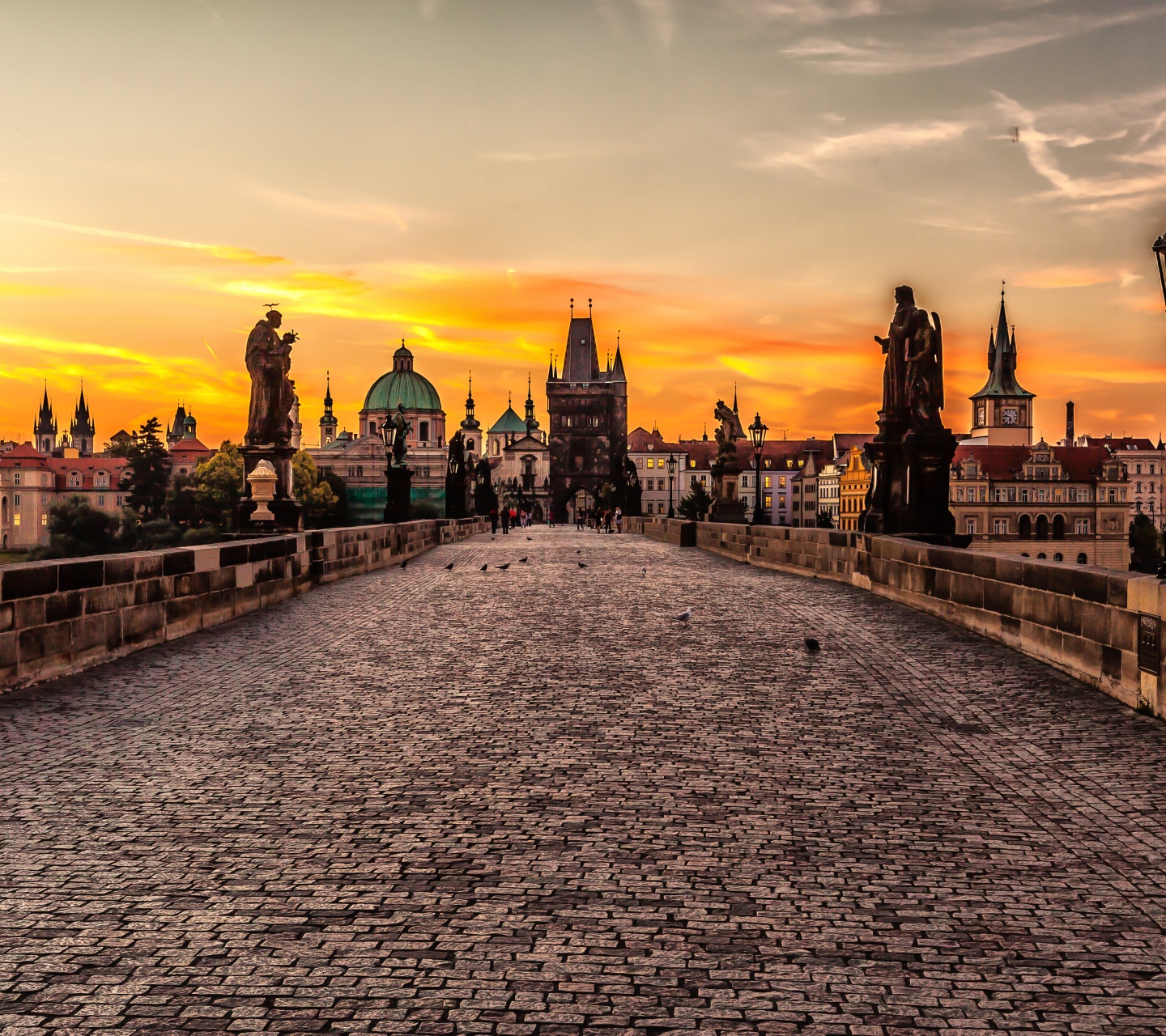 Prague Sunrise - The Charles Bridge