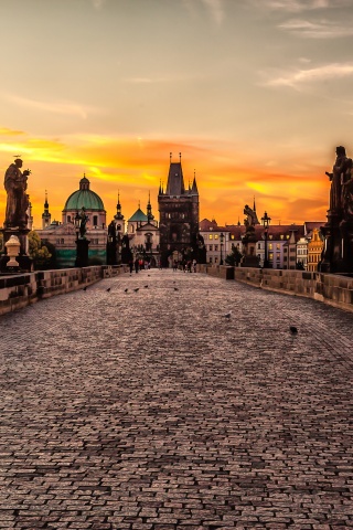 Prague Sunrise - The Charles Bridge