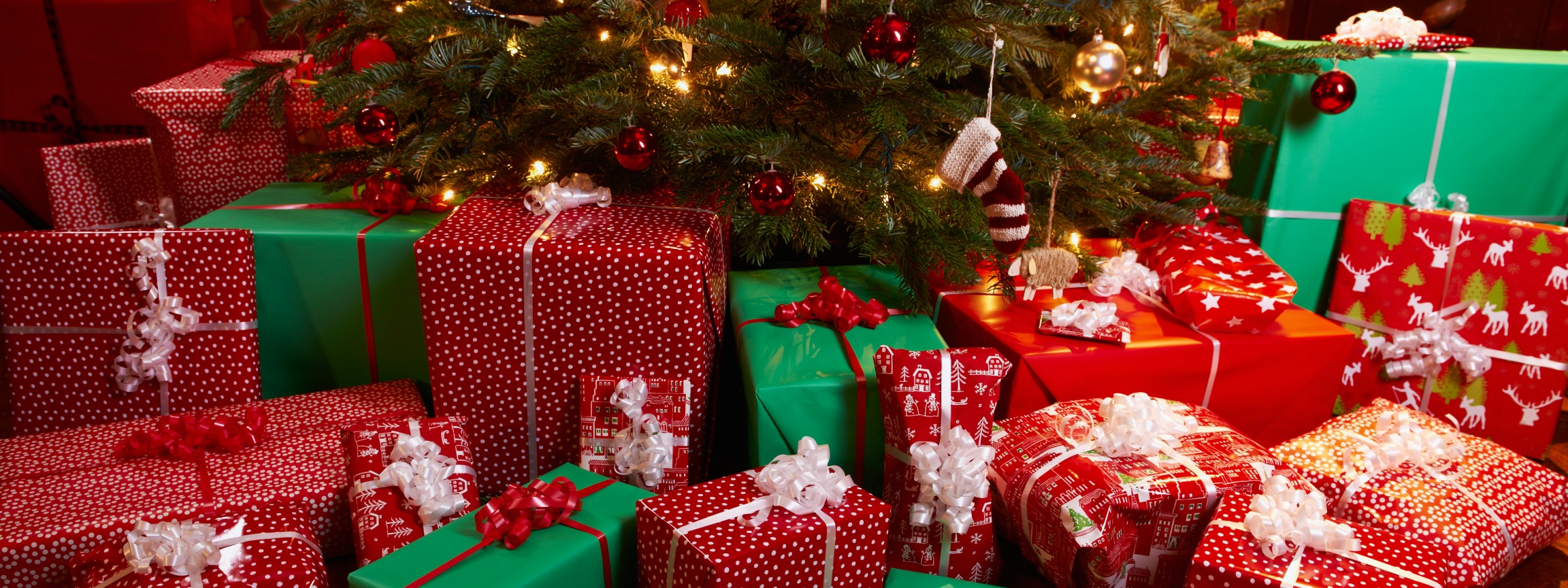 Presents Under Christmas Tree